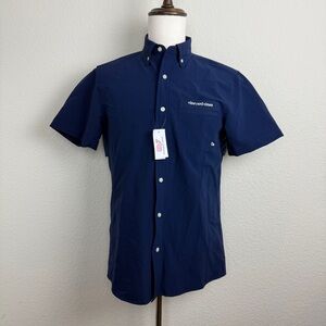 NWT Vineyard Vines performance short sleeve shirt | Small | navy